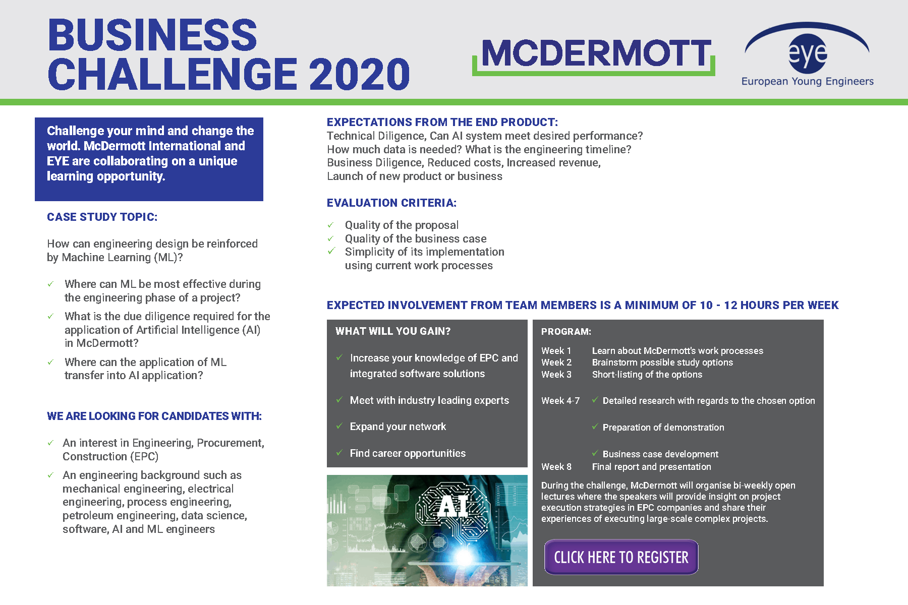 McDermott – EYE Business Challenge 2020